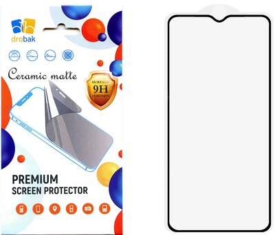 Защитное стекло Drobak Matte Ceramics для Samsung Galaxy A26 Black (595980)