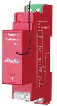 Перемикач напівпровідниковий Shelly Relais "Wave Pro 1PM" max 16A Z-Wave DIN-Rail (3800235269107)