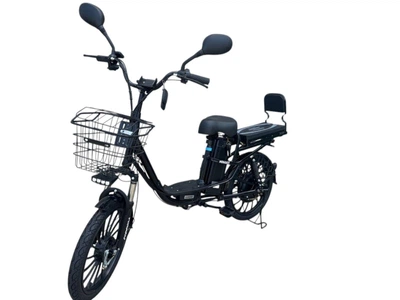 Электровелосипед Minako U20" (800W,48V,18Ah) +Сиденье/Багажник Черный