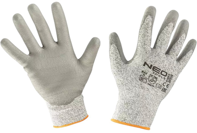 Робочі рукавички NEO Tools з PU-покриттям 4X43D 8" 97-609-8 (5907558447934)