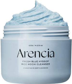 Pasta do mycia twarzy Arencia Fresh Blue Hyssop Rice Mochi Cleanser 120 g (8809562191070)