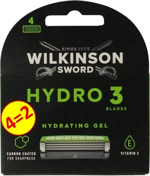 Картриджі для гоління Wilkinson Sword Hydro 3 Black Edition 4 шт (4027800373406)
