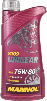 Olej przekładniowy Mannol 8109 Unigear 75W80 GL4/GL5 1 l (4036021102498)