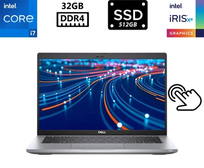 Ноутбук Dell Latitude 5420 14” IPS Touch 1920x1080 Core i7-1185G7 3.00GHz 32GB DDR4 SSD 512GB Intel Iris Xe Graphics Камера (D5420R32S512A) Б/У