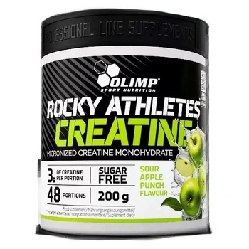 Креатин моногідрат Olimp Rocky Athletes Creatine 200 г, Apple punch