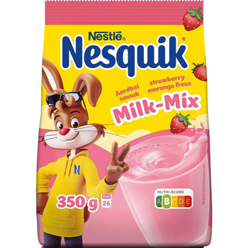 Какао напій Nestle Nesquik Milk-Mix Strawberry 350г