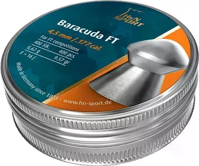 Пули пневматические H&N Baracuda FT кал. 4,5 мм 0,62 г (400 шт.)