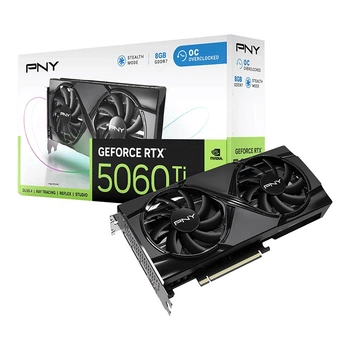 Відеокарта PNY GeForce RTX 5060 Ti VERTO OC Dual Fan (VCG5060T8DFXPB1-O)
