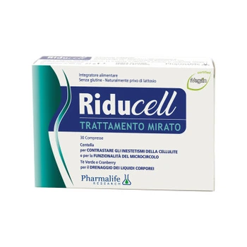 Диетическая добавка для выведения излишней жидкости Riducell Дренаж и борьба с целлюлитом, 30 таблеток