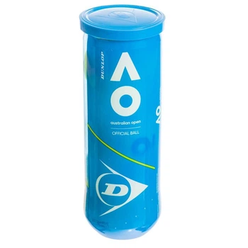 М'яч для великого тенісу DUNLOP AUSTRALIAN OPEN (3шт) (у вакуумній упаковці, салатовий) (DL601354)