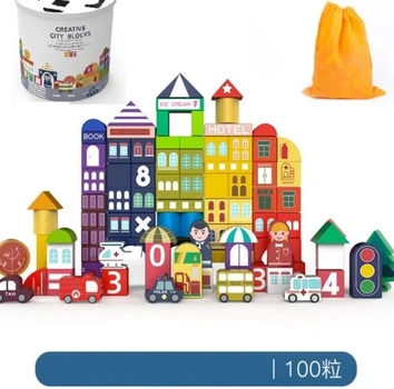 Деревянный конструктор Star Toys Factor Co (C 74587) Разноцветный