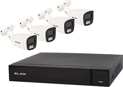 Zestaw monitoringu Blow BL-KI8B4/PoE/2TB (5900804144472)