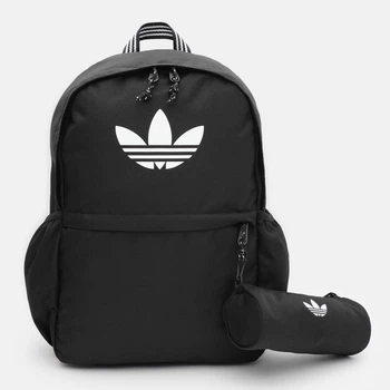 Рюкзак спортивний 12 л вміщує формат А4 Adidas Backpack With Pencil Case JW0315 Black (4068808814164)