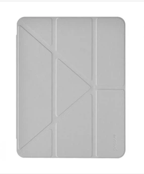 Чехол Proove Solid Defender Protectived Case Smart Cover With Pencil Slot для Apple iPad Pro 12.9'' 2018 2019 2020 2021 2022 (A12Z Bionic M1 M2) Gray