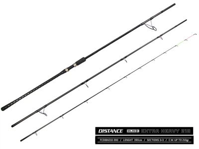 Фідерне вудлище Feeder Concept Distance BLACK EXTRA HEAVY 210 3.90 (FCDIBH210-390)