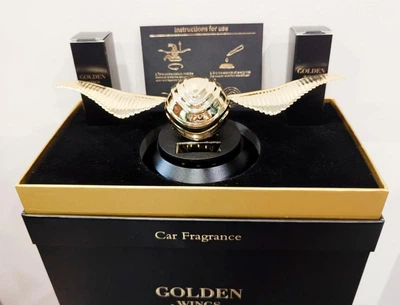 Ароматизатор автомобильный Harry Potter Snitch, Снитч на солнечной батарее, в подарочной упаковке