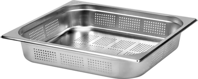 Pojemnik gastronomiczny Yato GN 2/3 perforowany 35.4x32.5x6.5 cm (5906083009082)