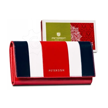 Женский кожаный кошелек Peterson цвет - белый RFID-защита(YS_86224_63)