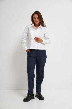 Брюки класичні з габардину Wear me S Синій (темний) (2_25_125-1_14333)