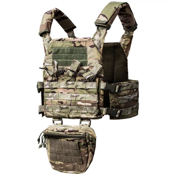 Плитоноска (Plate Carrier CARGO) Multicam с напашным подсумком