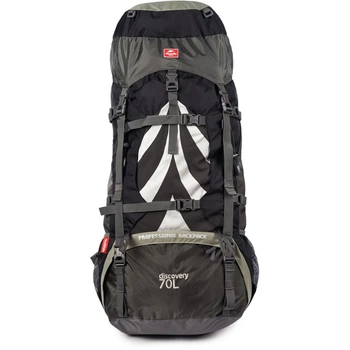 Рюкзак туристический Naturehike NH70B070-B, 70л+5л, черно-серый (00000005189)