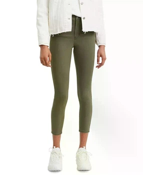 Джинсы Levi's 720 High-Rise Super Skinny Cropped Jeans Color: Olive (866460003) W24 L29