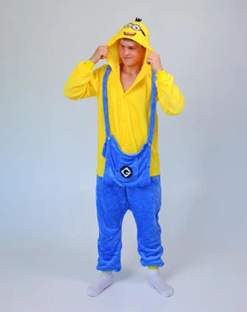 Пижама Кигуруми Слип Для Мальчиков Kigurumi Миньон Посипака 175-182 см. (1047/2)