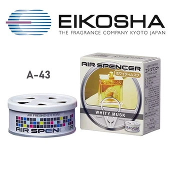 Ароматизатор Eikosha A43 Whity Musk меловой для автомобиля SPIRIT REFILL автомобильный