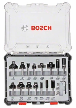 Набір комбінованих фрез Bosch 8 мм, 15 шт (2607017472)