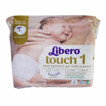 Підгузки Libero Touch 1 (2-5 кг), 22 шт