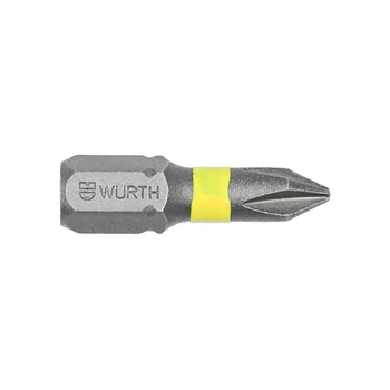 Бита Wurth 1614176274902 PH1-1/4IN-L25MM 2 шт