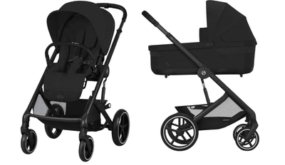 Прогулянкова коляска спортивна Cybex Balios S Lux Black Moon Black Gold 2024 (4063846476107)