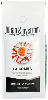 Кава в зернах Johan & Nyström La Bomba Espresso 500 г (7350045060365)