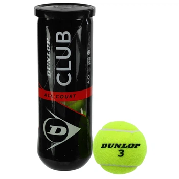 М'яч для великого тенісу DUNLOP CLUB AC (3шт) (у вакуумній упаковці) (DL601334)