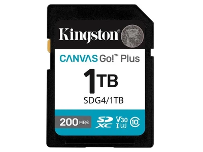 Карта пам'яті Kingston 1 TB SDXC Canvas Go! Plus C10 UHS-I U3 A2 (SDG4/1TB)