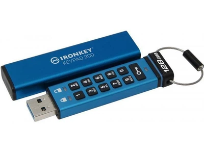 Флешка Kingston 128 GB IronKey Keypad 200 (IKKP200/128GB)
