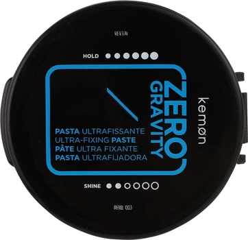 Паста для укладання волосся сильної фіксації - Kemon Zero Gravity 100ml (1424973-26993452)