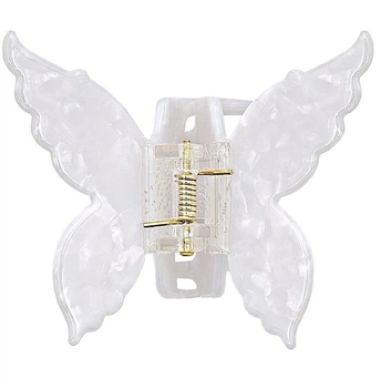 Краб-метелик "Сніжна чарівність" - My Heart Barrette Clip White Pearl (1407831-27059087)