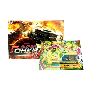 Настільна розважальна гра Danko Toys "Гонки на виживання" DTG24-U у коробці 36 см × 25 см × 22.5 см