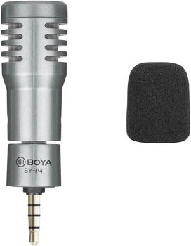 Беспроводной микрофон BOYA BY-P4 с разъёмом 3,5 мм TRRS