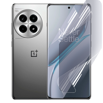 Плёнка гидрогелевая для OnePlus Ace 3 Pro глянцевая противоударная прозрачная