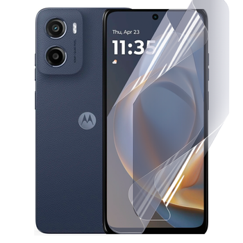 Плёнка гидрогелевая для Motorola Moto G05 глянцевая противоударная прозрачная