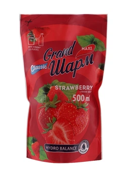 Рідке мило Grand Шарм Maxi Полуниця 500 мл (дой-пак) (4820195504130)