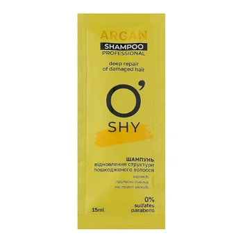Шампунь O'SHY ARGAN (саше) 15мл (4820263230695)