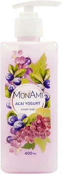 Рідке крем-мило Mon Ami Acai yogurt 400мл (4820263230343)