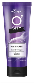 Маска для волосся O'SHY Intense BIOTIN & COLLAGEN 200мл (4820263233993)