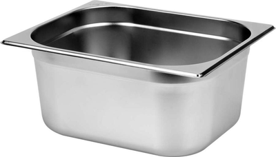 Pojemnik gastronomiczny Yato GN 1/2 ze stali nierdzewnej 32.5x26.5x15 cm (5906083861048)