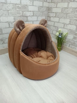Будинок лежанка для котів та собак Animals_joy Кошик М 46*42 см(173)