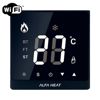 Терморегулятор Alfa Heat Smart WI-FI Чорний