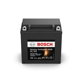 Акумулятор для мототехніки Bosch Factory Activated AGM 12В 9Аг 100A (EN) 0 986 FA1 030 L+